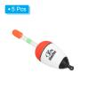 PATIKIL 0.4oz Fishing Bobbers, 5 Pack EVA Fishing Float for Saltwater Freshwater Fishing, White view 3