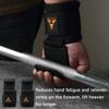 Weight Lifting Hooks (Pair), Heavy Duty Lifting Wrist Straps with 9cm Width Neoprene Padded, Hand Grip Support for Deadlift, Powerlifting and Pull Ups, Weightlifting Gym Gloves for Men and Women view 4