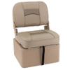DeckMate Classic Jump Seat With Seat Box - Tan & Beige view 1