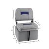 DeckMate Classic Jump Seat With Seat Box - Tan & Beige view 3