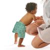 green sprouts i Play Easy-Change Eco Swim Trunks, UPF 50+, Standard 100 by Oeko-TEX Certified, No AZO Dyes, Seafoam Hawksbill Turtle - 18mo view 3