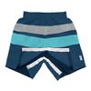 green sprouts i Play Easy-Change Eco Swim Trunks, UPF 50+, Standard 100 by Oeko-TEX Certified, No AZO Dyes, Navy Aqua Gray Color Block - 24mo view 2