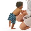 green sprouts i Play Easy-Change Eco Swim Trunks, UPF 50+, Standard 100 by Oeko-TEX Certified, No AZO Dyes, Navy Tidal Waves - 24mo view 3
