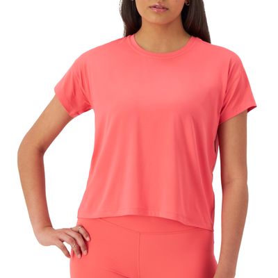 Champion Womens T-Shirt, Soft Touch, Moisture Wicking, Anti Odor, Lightweight Tee for, High Tide Coral, X-Small US