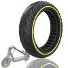 GLDYTIMES 8.5 x 2.0 Inches Electric Scooter Gotrax Tire 50/75-6.1 Solid Tire Fit for Gotrax Gxl V2/XR Apex Xl~Hiboy S2 Max Pro~Hover 1~AOVOPRO ES80~Xiaomi, 8 1/2" Tyre Anti-explosion Replacement Wheel view 1
