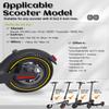 GLDYTIMES 8.5 x 2.0 Inches Electric Scooter Gotrax Tire 50/75-6.1 Solid Tire Fit for Gotrax Gxl V2/XR Apex Xl~Hiboy S2 Max Pro~Hover 1~AOVOPRO ES80~Xiaomi, 8 1/2" Tyre Anti-explosion Replacement Wheel view 2