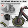 GLDYTIMES 8.5 x 2.0 Inches Electric Scooter Gotrax Tire 50/75-6.1 Solid Tire Fit for Gotrax Gxl V2/XR Apex Xl~Hiboy S2 Max Pro~Hover 1~AOVOPRO ES80~Xiaomi, 8 1/2" Tyre Anti-explosion Replacement Wheel view 3