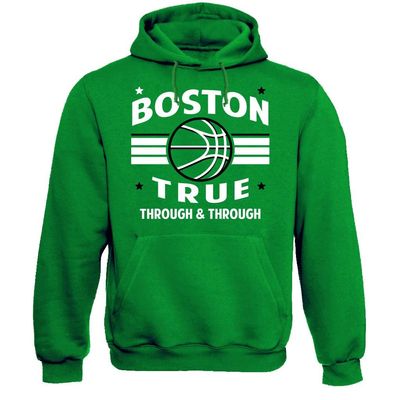 Xtreme Apparrel Boston Basketball Retro Team Men's Fan Hoodie Sweatshirt (Green Hoodie, 2XL)