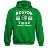 Xtreme Apparrel Boston Basketball Retro Team Men's Fan Hoodie Sweatshirt (Green Hoodie, 2XL) view 1