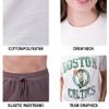Ultra Game NBA Official Women's Super Soft T-Shirt & Short Set, Milwaukee Bucks, White, X-Large view 2