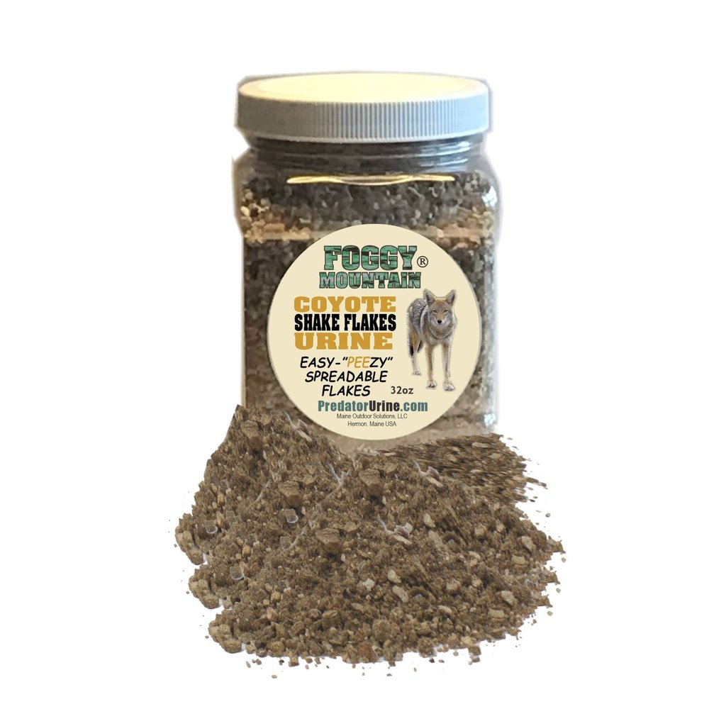 Foggy Mountain Coyote Urine Shake Flakes 32oz