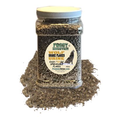Foggy Mountain Wolf Urine Shake Flakes 64oz