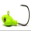 10 "H Minnow Jig Heads Striper Walleye Fluke Fresh Water Ultra Point Hook- Char 1/2oz view 1