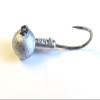 10 Unpainted Fresh Water Ball Jig Head Walleye Bass Lure Ultra Point Hook 3/8oz view 1