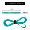NonZero Gravity 100% Latex-Free Organic Rubber Power Resistance Bands | Compact Durable Hypoallergenic Bands for Strength Training & Workouts | 11 Levels (10 to 140 Lbs), 3. Green-35 lb view 2