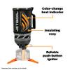 Jetboil Flash Java Kit Camping and Backpacking Stove Cooking System with Silicone French Press Coffee Maker, Carbon view 2