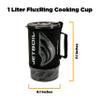 Jetboil Flash Java Kit Camping and Backpacking Stove Cooking System with Silicone French Press Coffee Maker, Carbon view 3