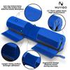Barbell Pad Squat Pad for Lunges and Squats - Hip Thrust Pad for Standard and Olympic Bars - Provides Cushion to Neck and Shoulders While Training (BLUE) view 2