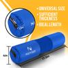 Barbell Pad Squat Pad for Lunges and Squats - Hip Thrust Pad for Standard and Olympic Bars - Provides Cushion to Neck and Shoulders While Training (BLUE) view 3