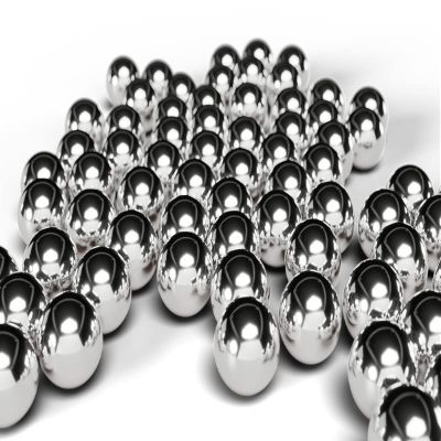 (1,000 Pieces) Carbon Steel Precision Balls for Industrial, Handicraft and Practice Purposes, 1/4" (6.35mm), Straight and Precise.