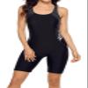 beautyin Women Racerback Swimsuit One Piece Boyleg Workout Plus Bathing Suit view 1