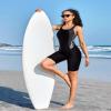beautyin Women Racerback Swimsuit One Piece Boyleg Workout Plus Bathing Suit view 3