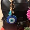 Popfizzy Bling Blue Evil Eye Keychain for Women, Rhinestone Purse Charms, Spiritual Bag Charm, Evil Eye Gifts for Women view 4