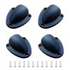 Atskonnen Marine Boat Wire Cover Cable Vent Cover Marine Clam Shell Vent for Boat Outlet with Installation Screws- 4 Packs (63x58mm) view 1