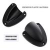 Atskonnen Marine Boat Wire Cover Cable Vent Cover Marine Clam Shell Vent for Boat Outlet with Installation Screws- 4 Packs (63x58mm) view 3