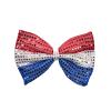 American Flag Top Hats Uncle Sam Hats and Bow Tie Patriotic Sequin Jazz Hats 4th of July Fedora Memorial Day Party Supplies view 1