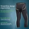 Yuerlian Men's 3/4 Running Compression Tights Capri Pants Baselayer Cool Dry Sports Tights 3 Packs view 4