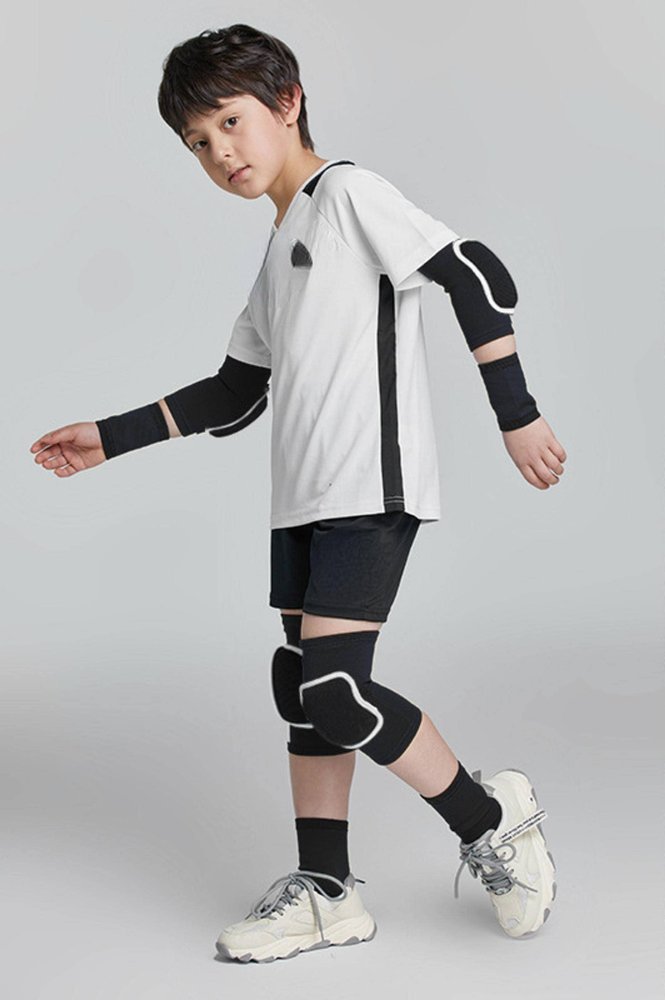 DOBOKS Children's knee pad elbow brace basketball full set knee professional sports equipment