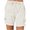 XUNRYAN Cargo Shorts Womens Summer Running Athletic Workout Short Cargo Pants Elastic High Waisted Hiking Bermuda Shorts view 1