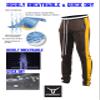 SCREENSHOT Men's Athletic Fitness Slim Fit Workout Track Pants BASIC S41700-Brown-Small view 2