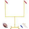 Football Goal Post, Adjustable Height Field Goal Post with Football, Sturdy Steel Tube Frame, Powder Coating Anti-Rust Craft, Easy to Assemble view 1