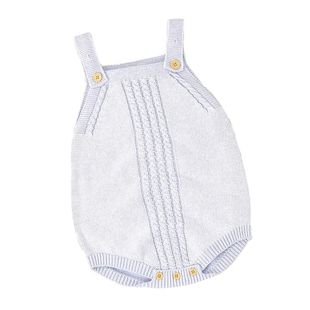 4 Month Baby Girl Clothes Newborn Infant Baby Knit Romper Cotton Sleeveless Boy Girl Solid Sweater Fall Romper Baby Boy (Light Blue, 12-18 Months)