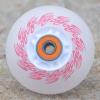 JHKJ 85A Led Light Up Inline Skate Wheels 72mm 76mm 80mm Led Flashing Replacement Inline Skate Wheels with Bearings (Pack of 8),Red,76mm view 3