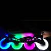 JHKJ 85A Led Light Up Inline Skate Wheels 72mm 76mm 80mm Led Flashing Replacement Inline Skate Wheels with Bearings (Pack of 8),Red,76mm view 4