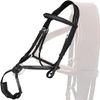 Fancy Soft Lined Bridle with Rubber Rein for Horses Square Raised Double Buckle Leather Horse Halter view 2