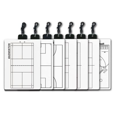 REALN Basketball Clipboard, Coaching Clipboard, Dry Erase Coaching Board Suitable for Basketball, Football, Volleyball etc (Color : Tennis)