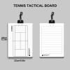 REALN Basketball Clipboard, Coaching Clipboard, Dry Erase Coaching Board Suitable for Basketball, Football, Volleyball etc (Color : Tennis) view 2