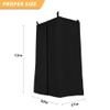 Privacy Tent Suitable For Boats Privacy Curtain Float Boat Hanging Privacy Tent Pull-Down Type Suitable For Bimini Top (Black) view 4