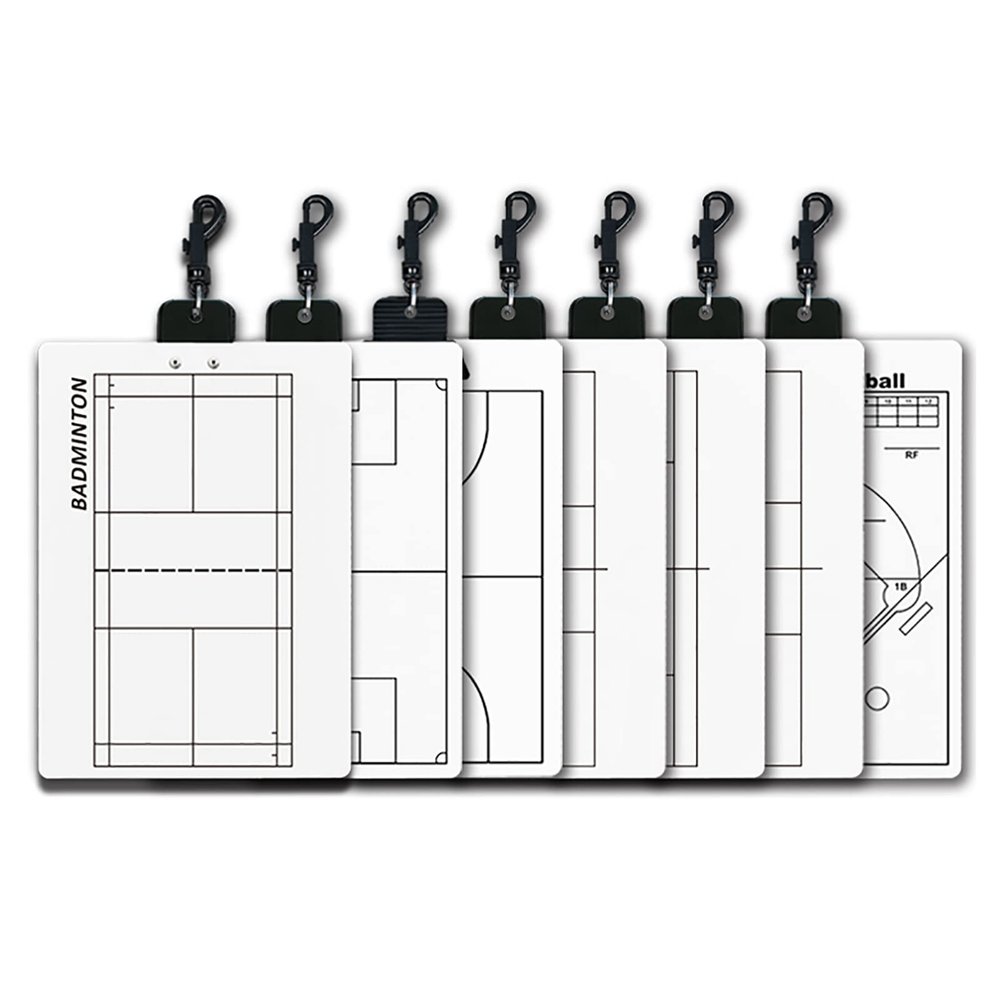 REALN Basketball Clipboard, Coaching Clipboard, Dry Erase Coaching Board Suitable for Basketball, Football, Volleyball etc (Color : Badminton)