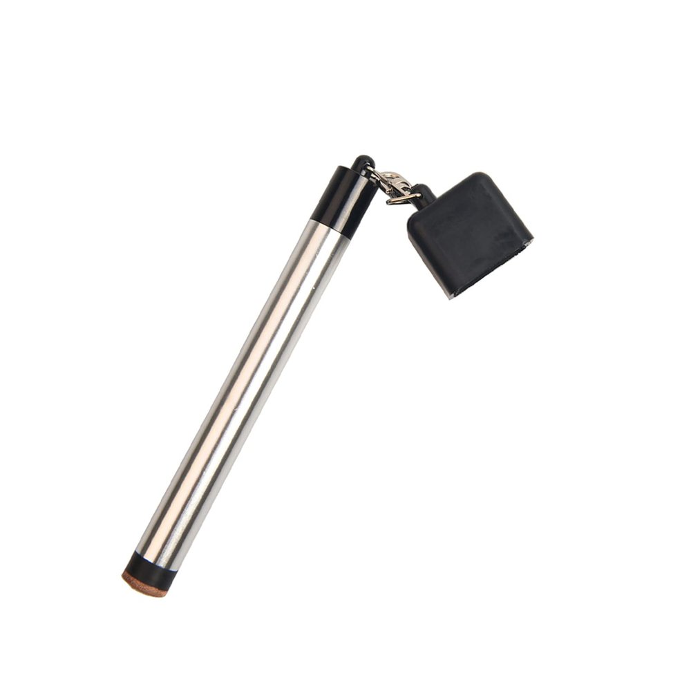LAKE OF FIRE Square Pool Cue Chalk Holder 2-in-1 Billiard Accessory with Pool Chalk Holder & Cue Tip Tool(Silver)