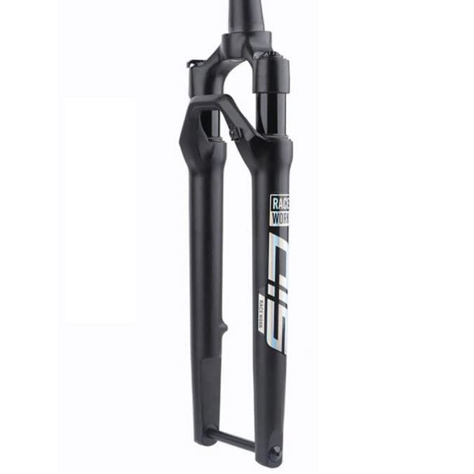 ZECHAO Suspension Front Fork 700C,Aluminum Alloy 1-1/2" 40mm Travel Shock Absorber Spring Front Fork 12 * 110mm Thru Axle Road Off-Road Bike