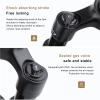 ZECHAO Suspension Front Fork 700C,Aluminum Alloy 1-1/2" 40mm Travel Shock Absorber Spring Front Fork 12 * 110mm Thru Axle Road Off-Road Bike view 3