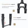 ZECHAO Suspension Front Fork 700C,Aluminum Alloy 1-1/2" 40mm Travel Shock Absorber Spring Front Fork 12 * 110mm Thru Axle Road Off-Road Bike view 4