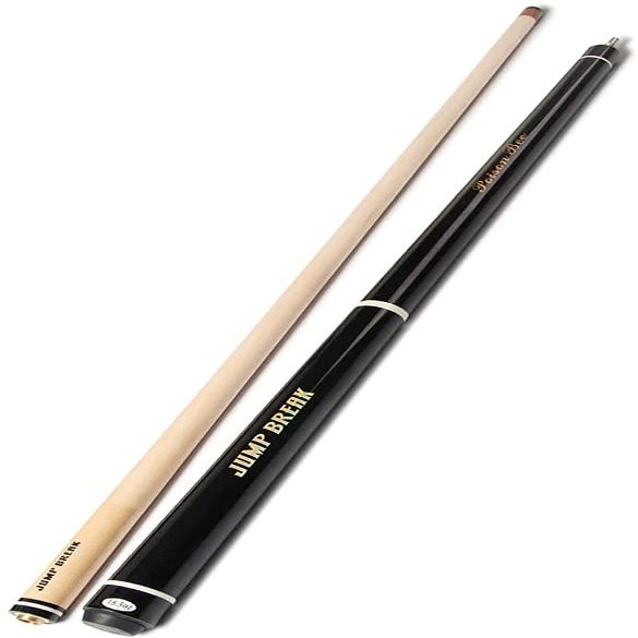 RYGHTTYT Pool Stick Set Classic 54 Inch Handmade Maple 3/4 Joint Pool Cue American Nine Ball 13Mm Tip Punching Jumping One Body Rod(Color:Black)