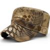 Loneshark Oversize XXL Mens Camo Military Cadet Army Caps Womens Camouflage Quick Dry Flat Top Hat Desert-Camo view 1