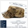 Loneshark Oversize XXL Mens Camo Military Cadet Army Caps Womens Camouflage Quick Dry Flat Top Hat Desert-Camo view 2